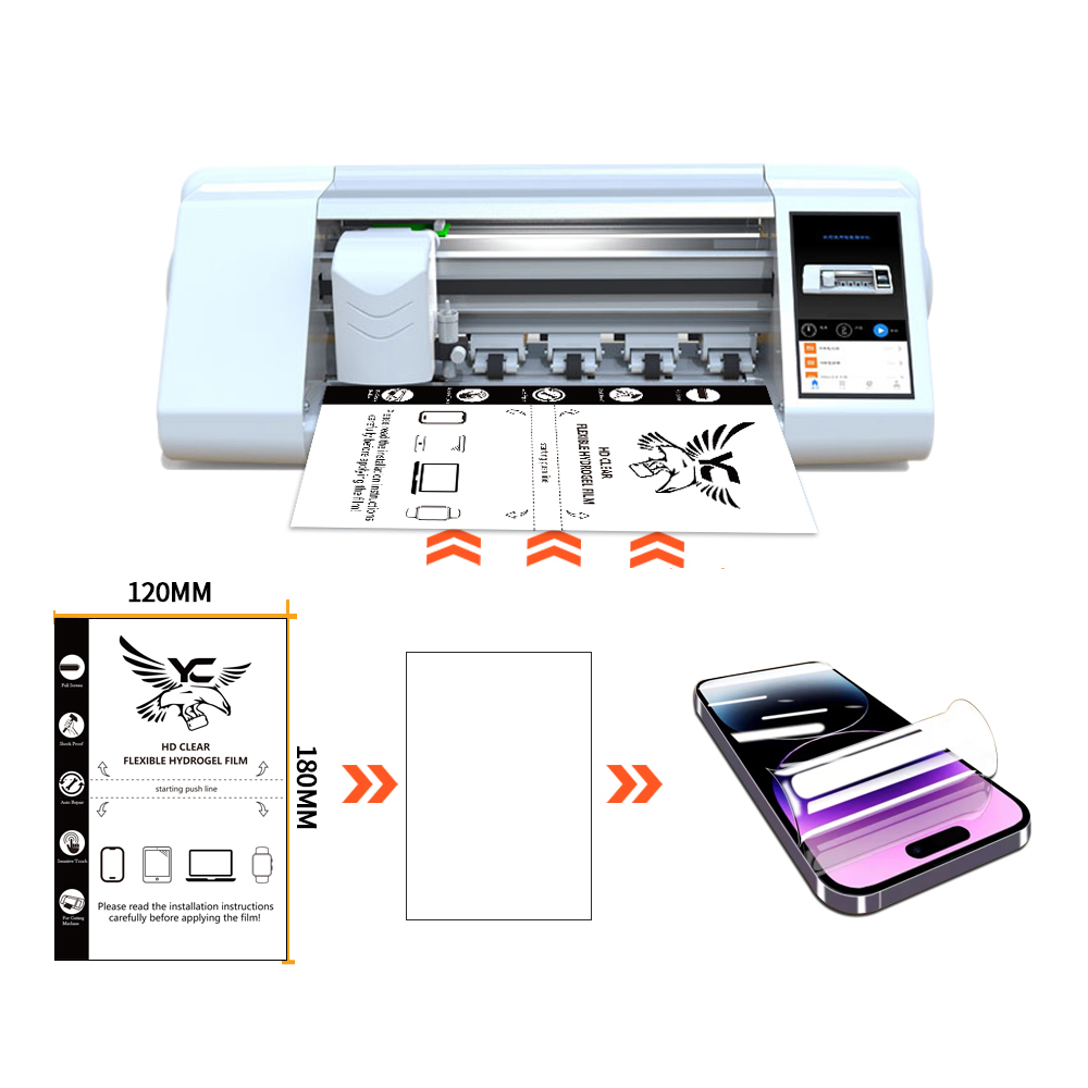 Самовосстанавливающиеся материалы, Гидрогелевая пленка, защитный лист для мобильного телефона 120*180 мм, Защитная пленка для экрана из ТПУ для любых моделей размеров