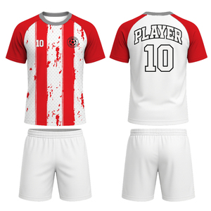 Uniforme de Fútbol Personalizado al por Mayor a Precio de Fábrica, Estilo de Entrenamiento, Poliéster Elástico, Suave, para Amantes del Fútbol - Product Image 1
