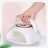 Lampe UV LED rechargeable sans fil 72W, sécheuse à ongles pour salon, portable, sans fil, pour filles