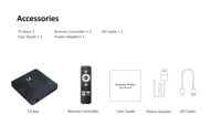 Caja de TV P1 Económica, Android 15, 2G, 4G, 2.4G, 5G, Wifi Dual, BT, Reproductor Multimedia 4K, Control Remoto por Voz, Interfaz Ethernet