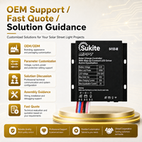 Contrôleur solaire intelligent Sukite MPPT 64100 6,4V 100W 30A pour projet d'éclairage public extérieur