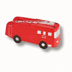 Jouets anti-stress en mousse PU avec logo imprimé, camion de pompiers, jouets anti-stress souples et compressibles, camion de pompiers pour soulager le stress - Product Image 1
