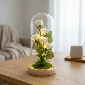 Roses éternelles préservées en verre à <span class=keywords><strong>prix</strong></span> d'usine pour la Fête des Pères - Durée de vie de 3 à 5 ans - Product Image 6