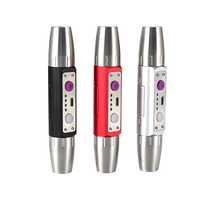 Lampe torche porte-clés efficace en alliage d'aluminium, lumière rouge, 3 LED, réflecteur 650 nm, rechargeable 18650, portée de 200 mètres, IP20, 700 lumens