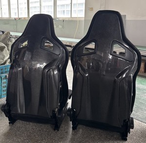 Siège sport de style RECARO CS Sportster JBR1039R, confortable, en fibre de carbone FRP, sièges de course automobile en cuir PVC. - Product Image 2