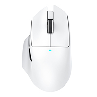 Souris de jeu sans fil 49g Super Light ATTACK SHARK V6 Tri-mode avec capteur optique PixArt PAW3311, station de charge RGB pour PC