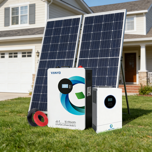 Sistema de Energía Solar Híbrido Completo Vanyo para Uso Fuera de la Red, 3000W 6000W 11000W, Sistema Fotovoltaico Residencial <span class=keywords><strong>con</strong></span> Paneles Solares - Product Image 1