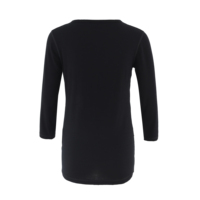 Mode femmes laine mérinos quotidien à manches longues col rond robe Henley