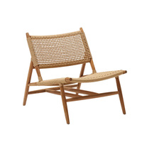 Chaises d'extérieur en teck et rotin, résistantes à l'eau et au soleil, pour hôtels, salles d'exposition, maisons d'hôtes, villas, cours, jardins, tables et chaises de loisirs