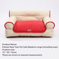 Luxe Super Doux Chaton Maison Chat Nid Bois et Velours Articles Pour Animaux De Compagnie Lit Canapé Meubles pour Chiens Chats Chenil Panier Maison Chat