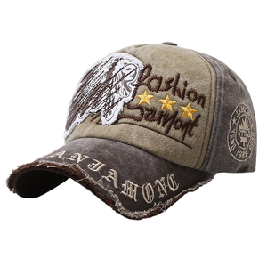 Baseball Cap Vintage Distressed Casual Outdoor Sports Hat <strong>Spring</strong> <strong>Autumn</strong> Sun Hat Letter Embroidery Duckbill Cap Men - Product Image 1
