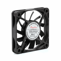 Kipas Pendingin 60mmx60mmx10mm 5 V 12 Volt 24 Volt dengan Aliran Udara Besar dan Efisiensi Tinggi untuk Rak Server Industri dan Telekomunikasi.