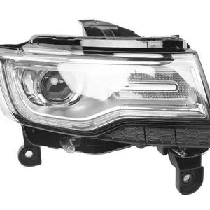 Headlight Headlight faro nascosto per Jeep Grand Cherokee 2014 LHD Silver