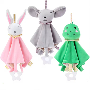 HAPPY WALK HW4940 Poupée en peluche apaisante avec gants, jouet marionnette à main pour bébés, protection bébé, design pliable - Product Image 1