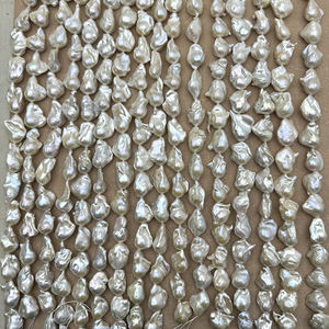 Vente en gros de perles baroques de haute qualité de grande taille 17-20mm, brillant, surface très propre - Product Image 2