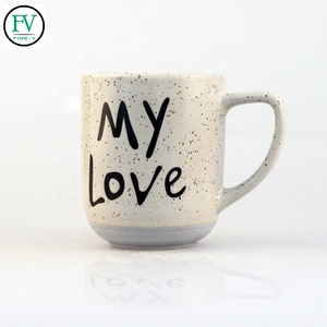 Tasse à café et lait en céramique, grande couleur en <span class=keywords><strong>porcelaine</strong></span> émaillée, logo sculpté en relief - Product Image 4