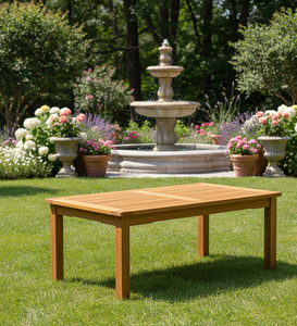 Table de jardin pliable en teck, d'origine durable, offrant robustesse, beauté et performance à long terme pour une détente élégante en plein air - Product Image 4