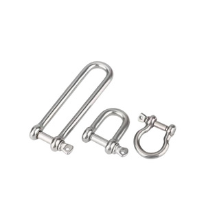 Cùm thép không gỉ hình chữ D <span class=keywords><strong>304</strong></span> lý tưởng cho xây dựng và vận chuyển - Product Image 4