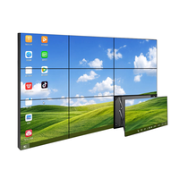 Pantalla de Empalme de Alto Brillo HD, Precisión de Color Profesional, Pantalla de Video Táctil Infrarroja para Centros Comerciales, Ascensores