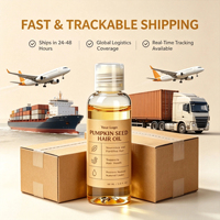Minyak Kulit Kepala Biji Labu Private Label 60ml Serum Bernutrisi Cold Pressed untuk Akar Rambut yang Terlihat Lebih Tebal OEM Grosir Massal