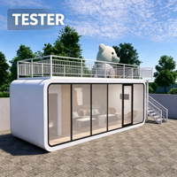 Maisons modulaires préfabriquées multifonctionnelles de 10, 20 et 40 pieds, démontables, modernes, type Apple Cabins, conteneurs de couchage à vendre
