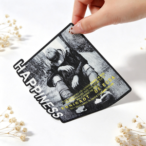 Custom Woven Clothing Labels Brand Logo Fabric <b>Tags</b> Personalized <b>Name</b> Mark With Care Symbols For Apparel Garment Branding - Product Image 1