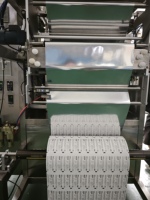 Empaquetadora automática de líquido de sellado lateral trasero de 10 líneas