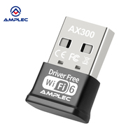 Dongle WiFi USB 300Mbps, Pemancar Wifi 2.4GHz, Kartu Jaringan Nirkabel Adaptor USB 2.0 untuk Laptop Desktop PC, Pasang dan Mainkan