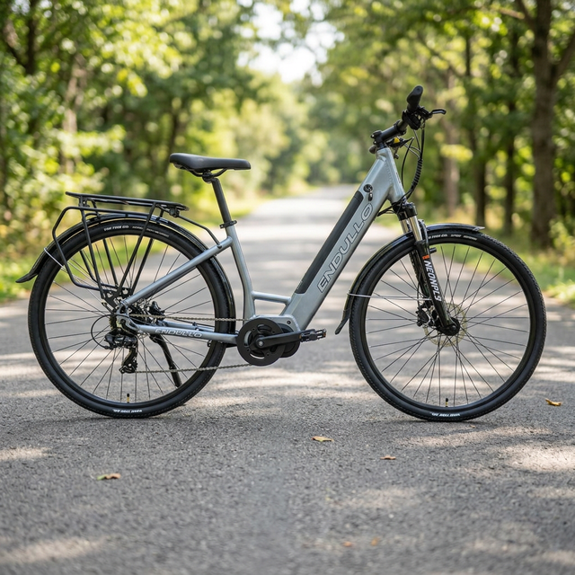 Electric Bicycle High-Speed City Bike Aluminum Alloy Frame Lithium Hydraulic Disc Brakes Sensor Smart 8-Speed Gears for Adults