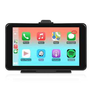 เครื่องเล่น MP5 แบบพกพาไร้สาย รองรับ Mirror Link, ระบบนำทาง, Bluetooth, FM, ถ่ายโอนข้อมูล, Carplay และ Android Auto - Product Image 1