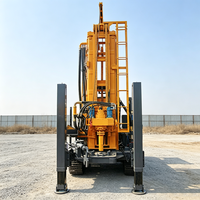 Foreuse pneumatique sur chenilles MKDQZ-300A pour puits d'eau, machine de forage DTH robuste et anti-poussière pour les conditions de forage en milieu désertique