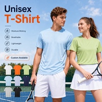 Camiseta Deportiva Unisex con Logotipo Personalizado, de Secado Rápido, Tejido Técnico, para Impresión, Uniforme de Equipo, para Hombre y Mujer, OEM, al por Mayor