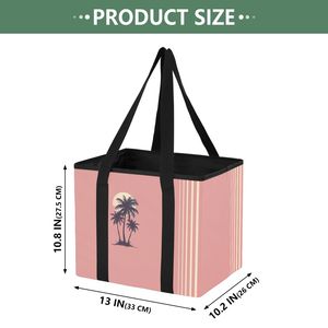 Wholesale Reusable Grocery <b>Bag</b> Large Shopping Storage Box <b>Foldable</b> Heavy-Duty Stand up Utility Tote Shopping <b>Bag</b> - Product Image 2