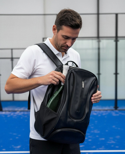 Bolsa de Pádel para Pickleball de 50-70L, Mochila Deportiva Portátil para Raquetas con Compartimento para Zapatos, PU, Estilo Tenis - Product Image 2