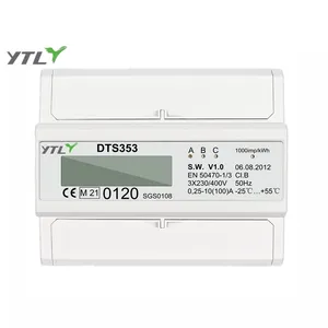 3 Phase energy meter RS485 DIN Rail remote electric energy meter