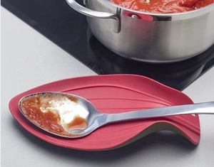 2024 New BPA Free Custom <strong>Lilly</strong> Silicone Spoon Rest, Silicone Spoon Holder, Bulk Spoon Holder - Product Image 4