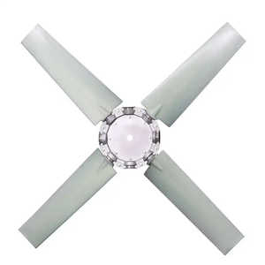 Ventilateur en plastique à flux axial du fabricant OEM avec 4 pales en nylon pour compresseurs d'air - Product Image 1