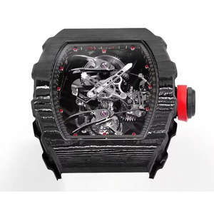 Montres automatiques mécaniques squelettées en fibre de carbone de qualité supérieure, étanches et de marque - Product Image 2