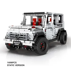 Black and white Two Static Version RC Electric Off-road Building Block Toys Car Kids Car Toys For Lego Boys Gifts