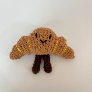 Portachiavi <span class=keywords><strong>con</strong></span> Ciondolo a Forma di Pane in Lana e Cotone Lavorato a <span class=keywords><strong>Maglia</strong></span> Fatto a Mano, Ornamento Decorativo - Product Image 6