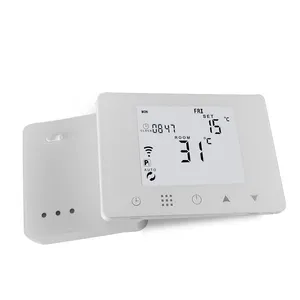 HY09 Bw Rf Draadloze Wifi Tuya Thermostaten Voor Gas Boiler Water Verwarming Werken Met Tuya, Alexa, google Assistent, Smart Leven