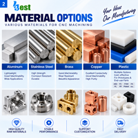 Pièces décoratives métalliques usinées CNC sur mesure OEM, haute précision, anodisées or, ornement architectural