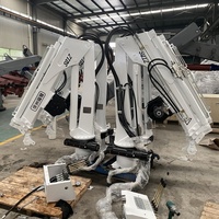 Mini grue à flèche articulée hydraulique électrique montée sur camionnette de 1 tonne à vendre