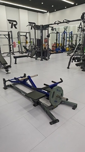 Máquina de <span class=keywords><strong>remo</strong></span> con barra en T de acero galvanizado Q235 para <span class=keywords><strong>ejercicio</strong></span> corporal, equipo comercial de musculación de fábrica ROSEN Source - Product Image 3