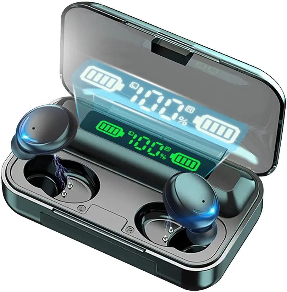 F9 Tws Headset 9d Hifi F9-5C Earphones IPX7 Waterproof Fone de ouvido Earbuds Wireless F9 Blue tooth Headphones
