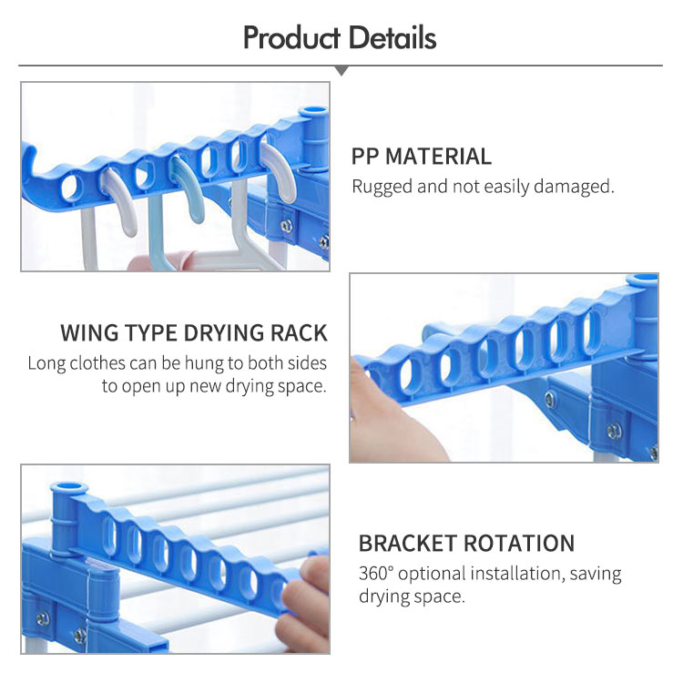 Shoe Cabinet Floor Furniture Foldable Clothes Drying Rack Multifunctional