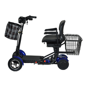 Scooter Eléctrico Plegable de Cuatro Ruedas de Alta Calidad, Doble Suspensión, Doble Motor, Carga Máxima de 120 kg, Impermeable, Venta al Por Mayor en China - Product Image 5