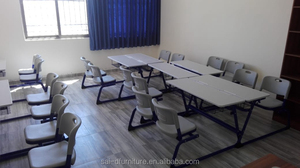 Kim Loại Sinh Viên Nghiên Cứu Bảng Và Ghế, Giá Tốt Nhất Nội Thất Trường Học Duy Nhất Bàn Với Ghế - Product Image 4