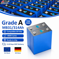 Batterie lithium-ion prismatique rechargeable LiFePO4 314Ah 3.2V 8000 cycles pour stockage d'énergie solaire ESS MB31 – Stock UE Pologne