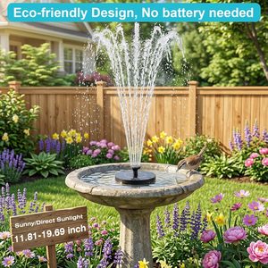 <span class=keywords><strong>Pompe</strong></span> à eau solaire autoportante AMZtime <span class=keywords><strong>pour</strong></span> bain d'oiseaux, jardin et usage extérieur - Compatible avec les aquariums, les étangs et les piscines - Product Image 2